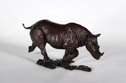 Taking Charge by Michael Simpson - Bronze Sculpture sized 15x6 inches. Available from Whitewall Galleries